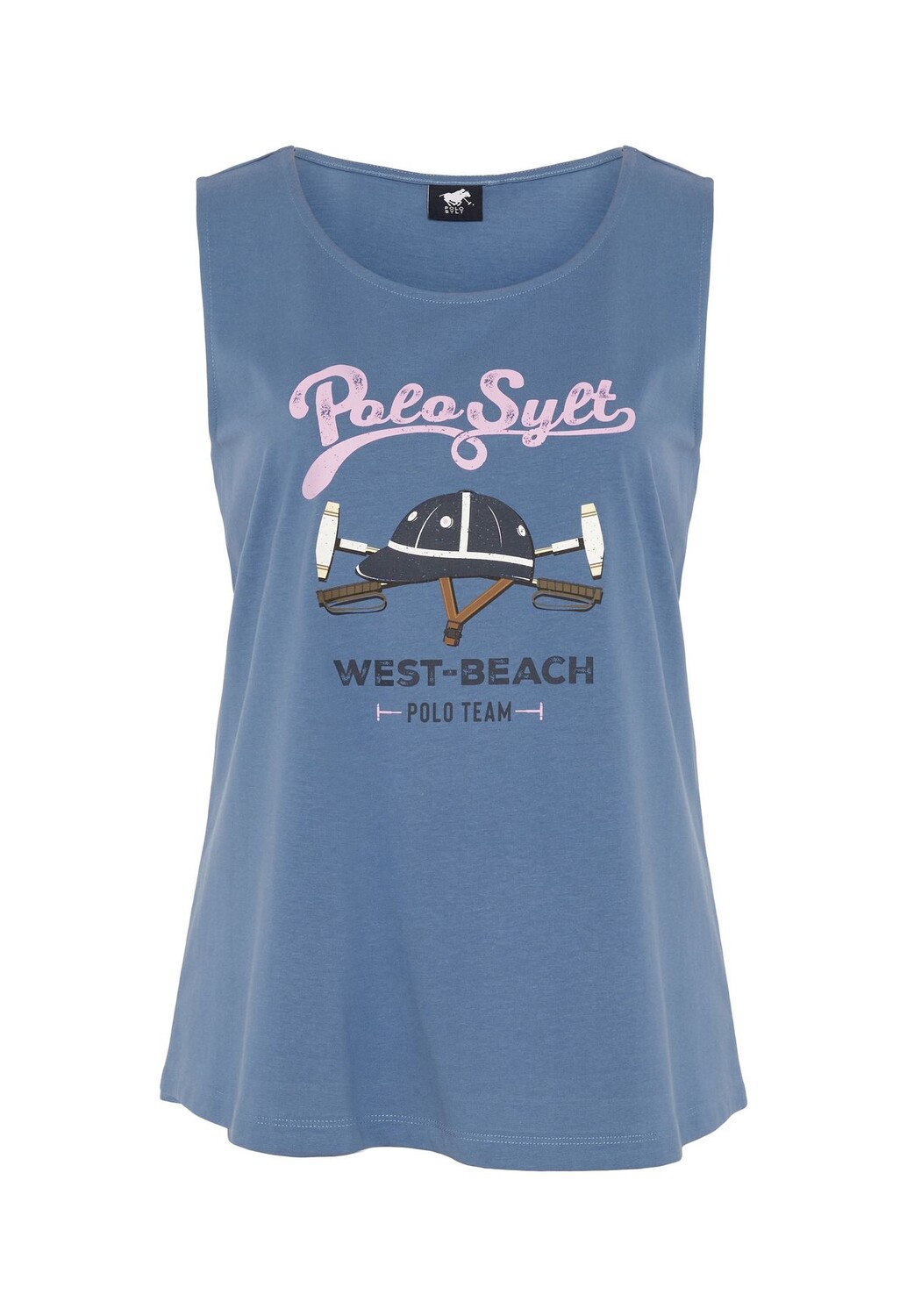 Топ в спортивном стиле-поло POLO SYLT, цвет 18-3929 Blue Horizon
Топ в спортивном стиле-поло POLO SYLT, цвет 18-3929 Blue Horizon