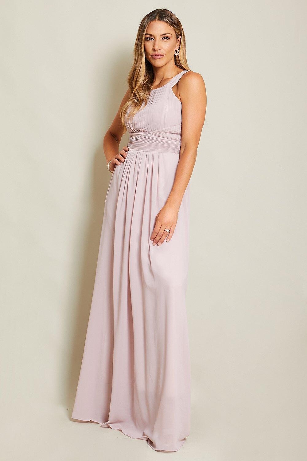 Шифоновое платье макси со складками спереди KRISP, коричневый
Шифоновое платье макси со складками спереди KRISP, коричневый