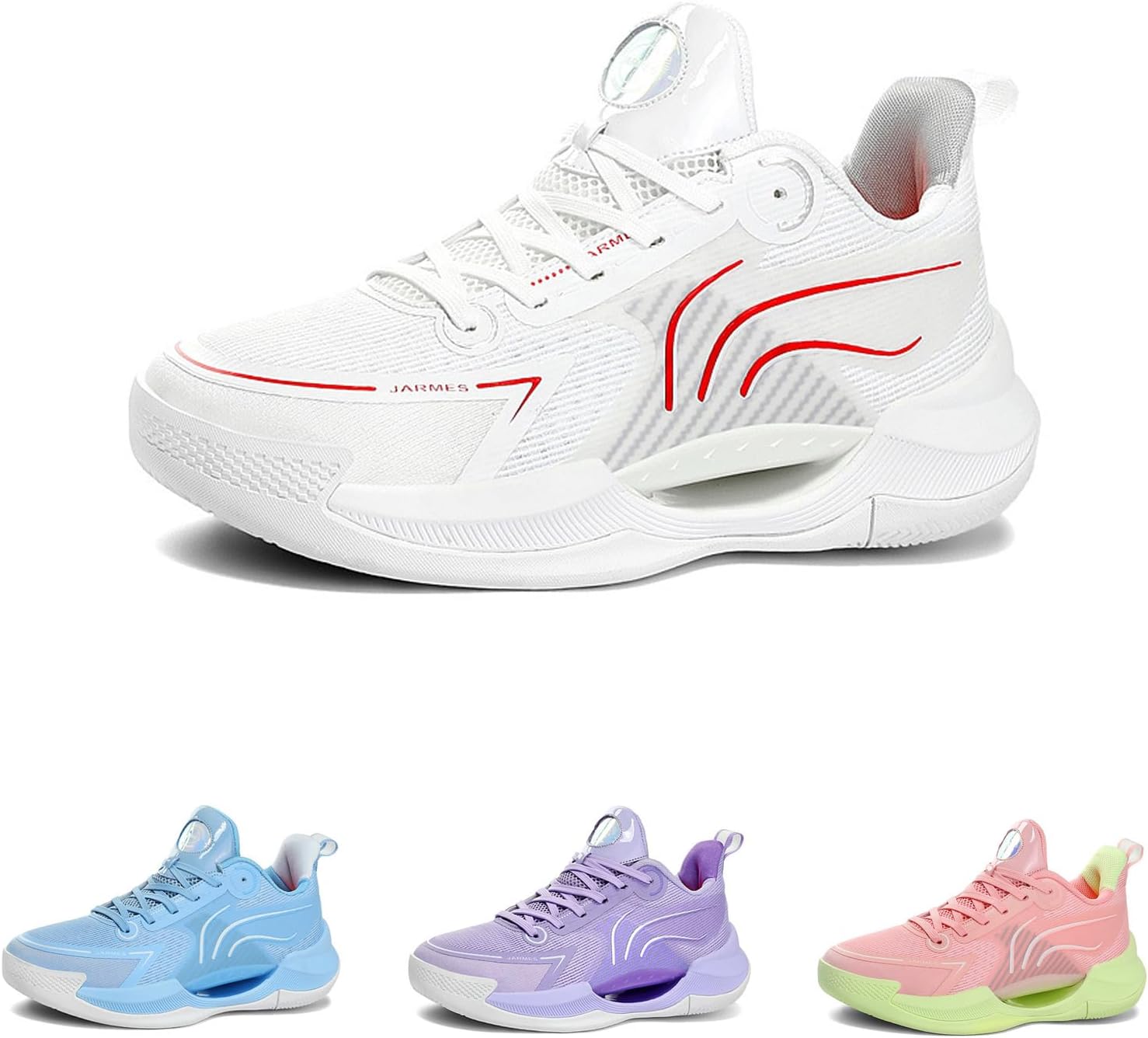 Мужские баскетбольные кроссовки с амортизирующей подошвой, ортопедические, дышащие, комфортные для спорта, фитнеса и бега Difaback, белый
Мужские баскетбольные кроссовки с амортизирующей подошвой, ортопедические, дышащие, комфортные для спорта, фитнеса и бега Difaback, белый