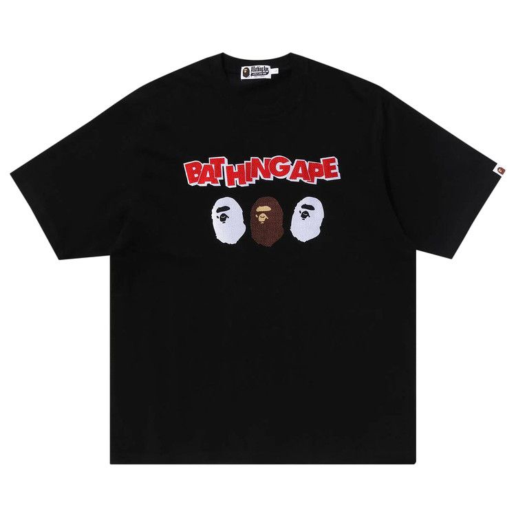 Футболка BAPE Triple Ape Head Relaxed Fit Tee 'Black'
Футболка BAPE Triple Ape Head Relaxed Fit Tee 'Black'