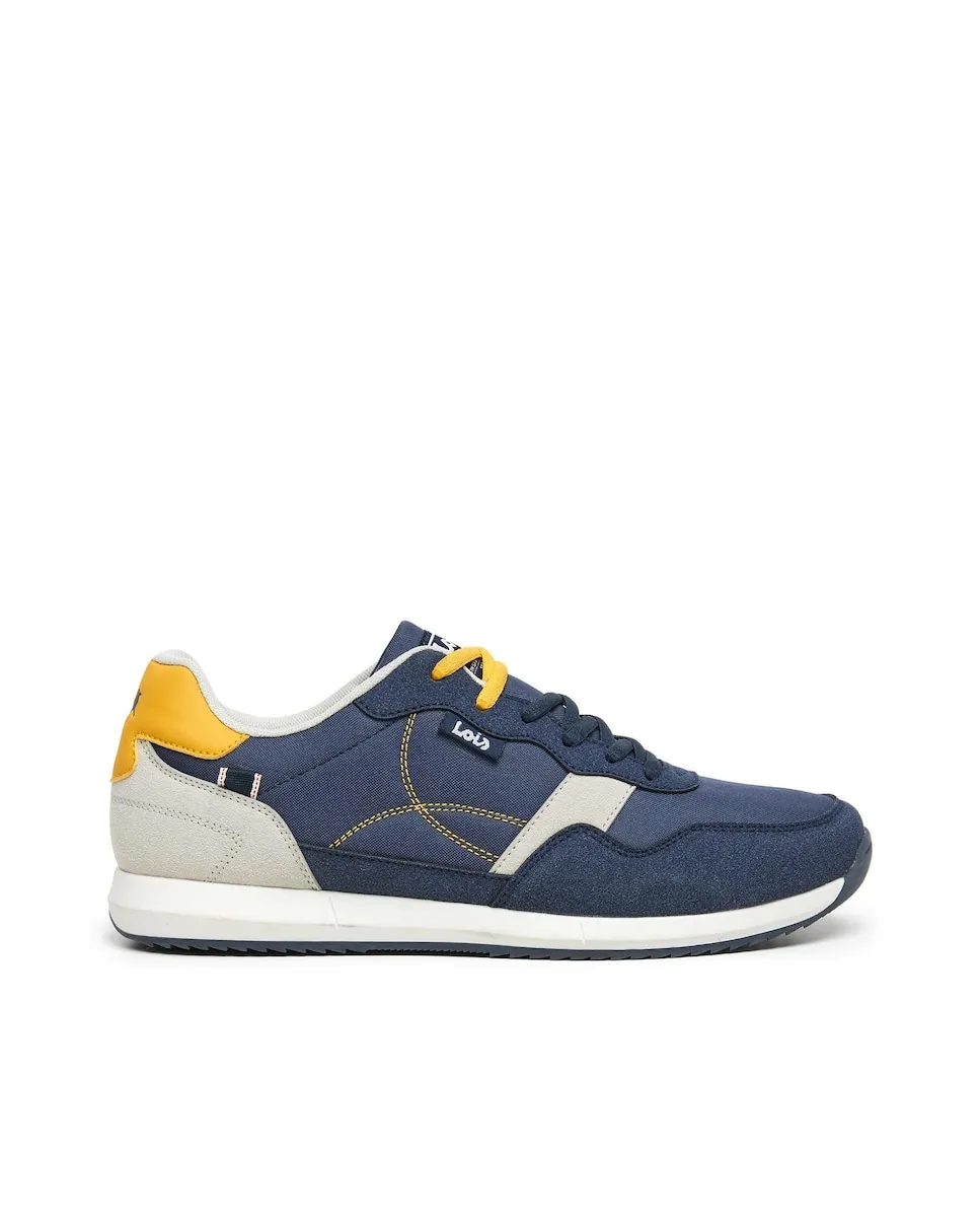 Мужские кроссовки со шнуровкой и усиленной пяткой Lois, темно-синий
Мужские кроссовки со шнуровкой и усиленной пяткой Lois, темно-синий