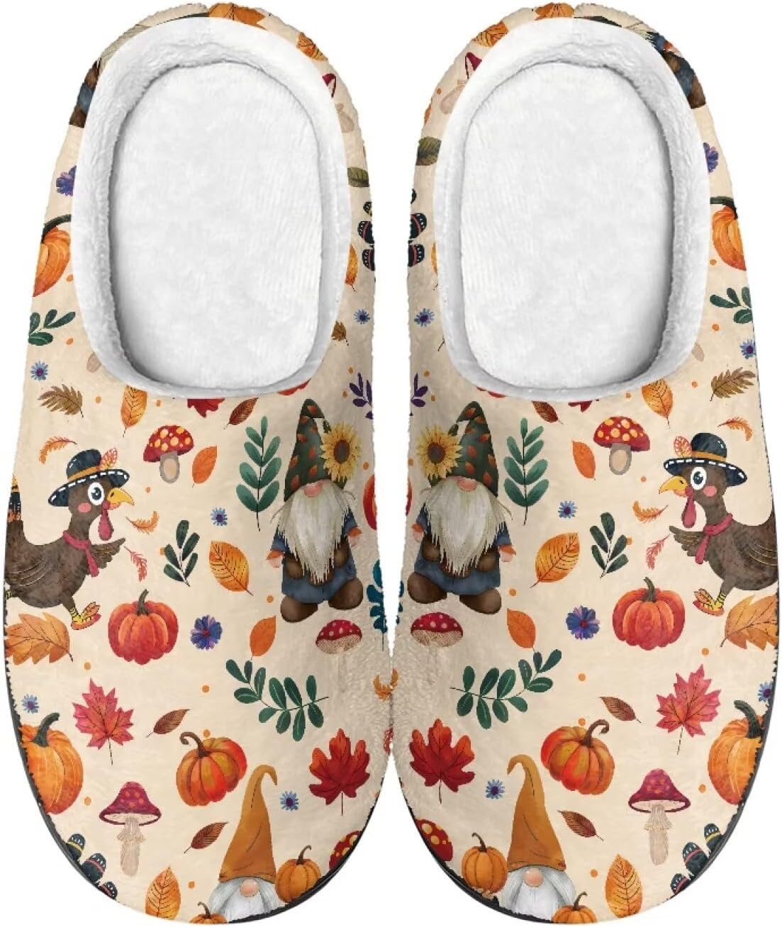 Домашние тапочки COEQINE для женщин, зимние уютные домашние тапочки, смешные и теплые, размер 35-47, Cute Turkey Gnome Mushroom Pumpkin
Домашние тапочки COEQINE для женщин, зимние уютные домашние тапочки, смешные и теплые, размер 35-47, Cute Turkey Gnome Mushroom Pumpkin