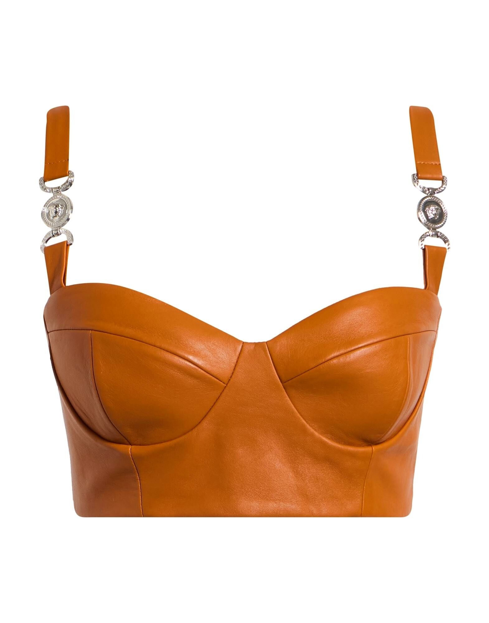 Кроп-топ Versace, коричневый
Кроп-топ Versace, коричневый