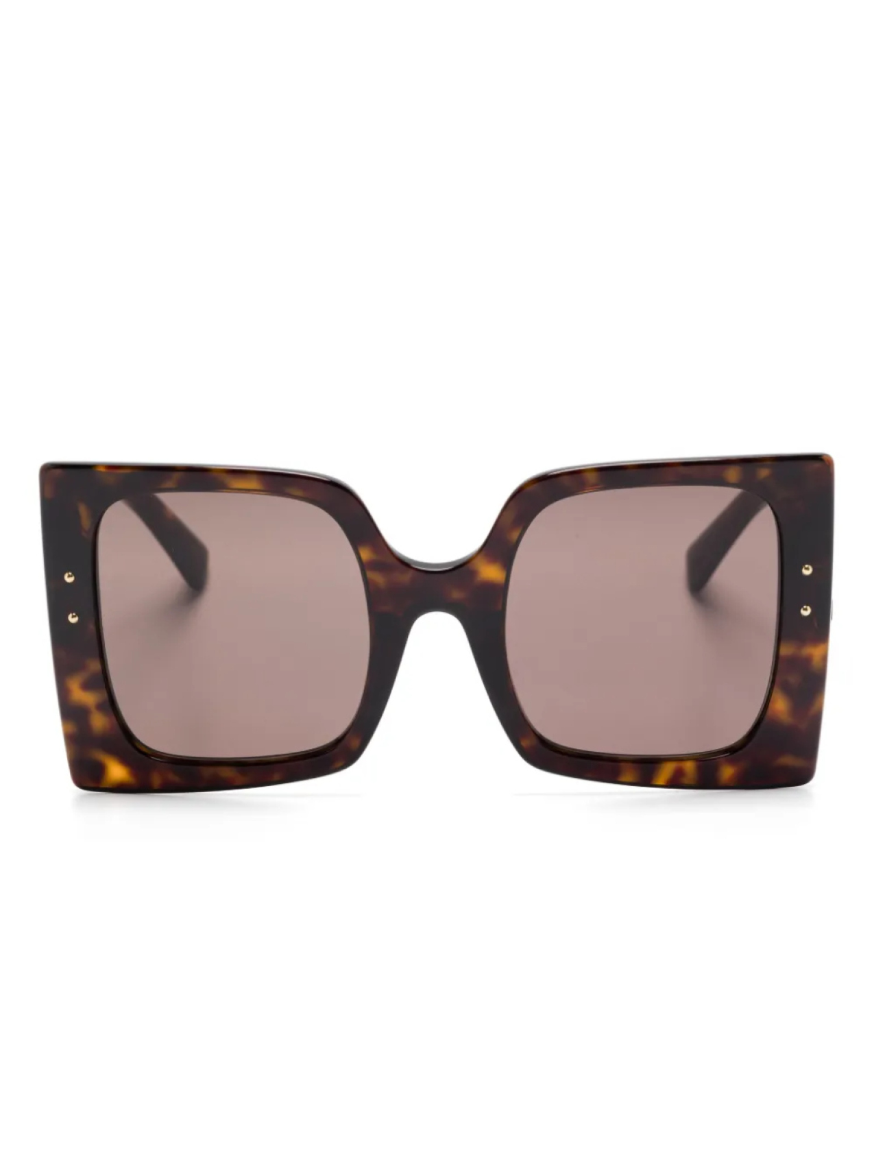 Солнцезащитные очки в большой оправе Dolce & Gabbana Eyewear, коричневый 
Солнцезащитные очки в большой оправе Dolce & Gabbana Eyewear, коричневый