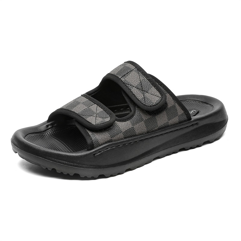 SOBB Тапочки-слайды мужские, черные, износостойкие, с амортизацией
SOBB Тапочки-слайды мужские, черные, износостойкие, с амортизацией