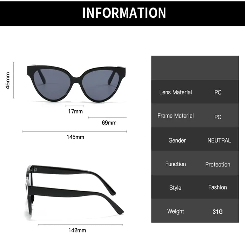 Женские солнцезащитные очки «кошачий глаз» в винтажном стиле, градиентные, конфетные цвета, модные женские солнцезащитные очки UV400 TYUVIVO, Gradient Orange
Женские солнцезащитные очки «кошачий глаз» в винтажном стиле, градиентные, конфетные цвета, модные женские солнцезащитные очки UV400 TYUVIVO, Gradient Orange