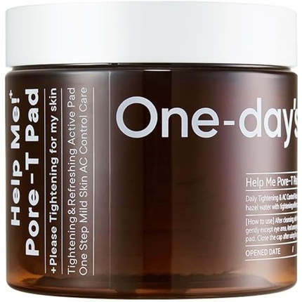 Тонирующие подушечки One-Days You Help Me! Pore-T Daily Pore Care and Moisturizing
Тонирующие подушечки One-Days You Help Me! Pore-T Daily Pore Care and Moisturizing