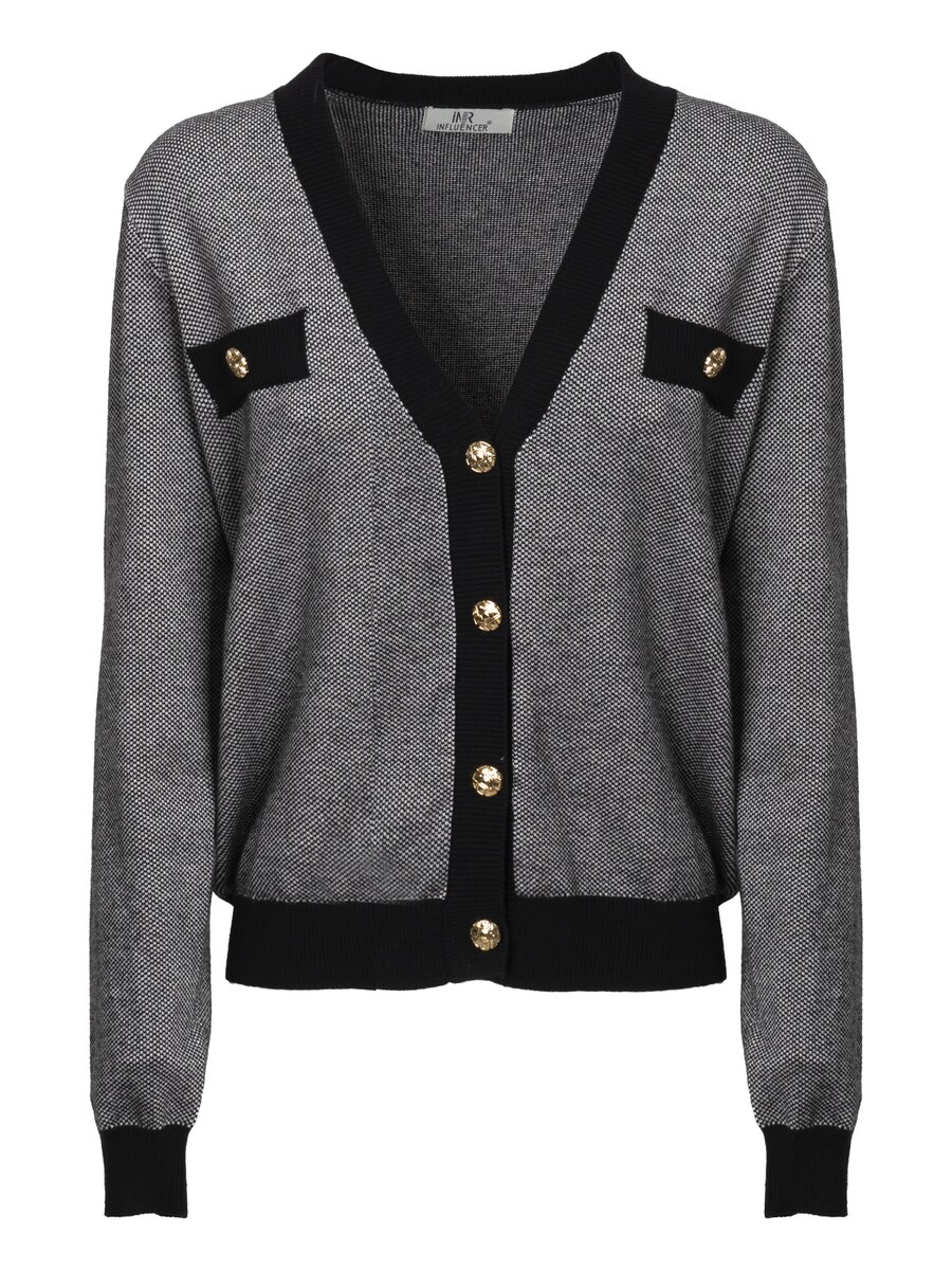 Вязаный кардиган Influencer, серый
Вязаный кардиган Influencer, серый