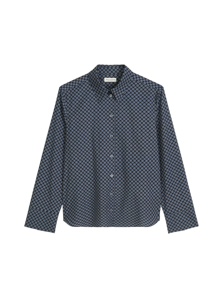 Marc O'Polo Блузка А-образного силуэта темно-синего цвета
Marc O'Polo Блузка А-образного силуэта темно-синего цвета