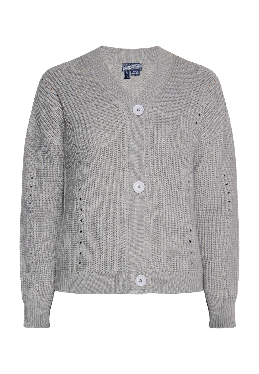 Вязаный кардиган DreiMaster Vintage, серый
Вязаный кардиган DreiMaster Vintage, серый