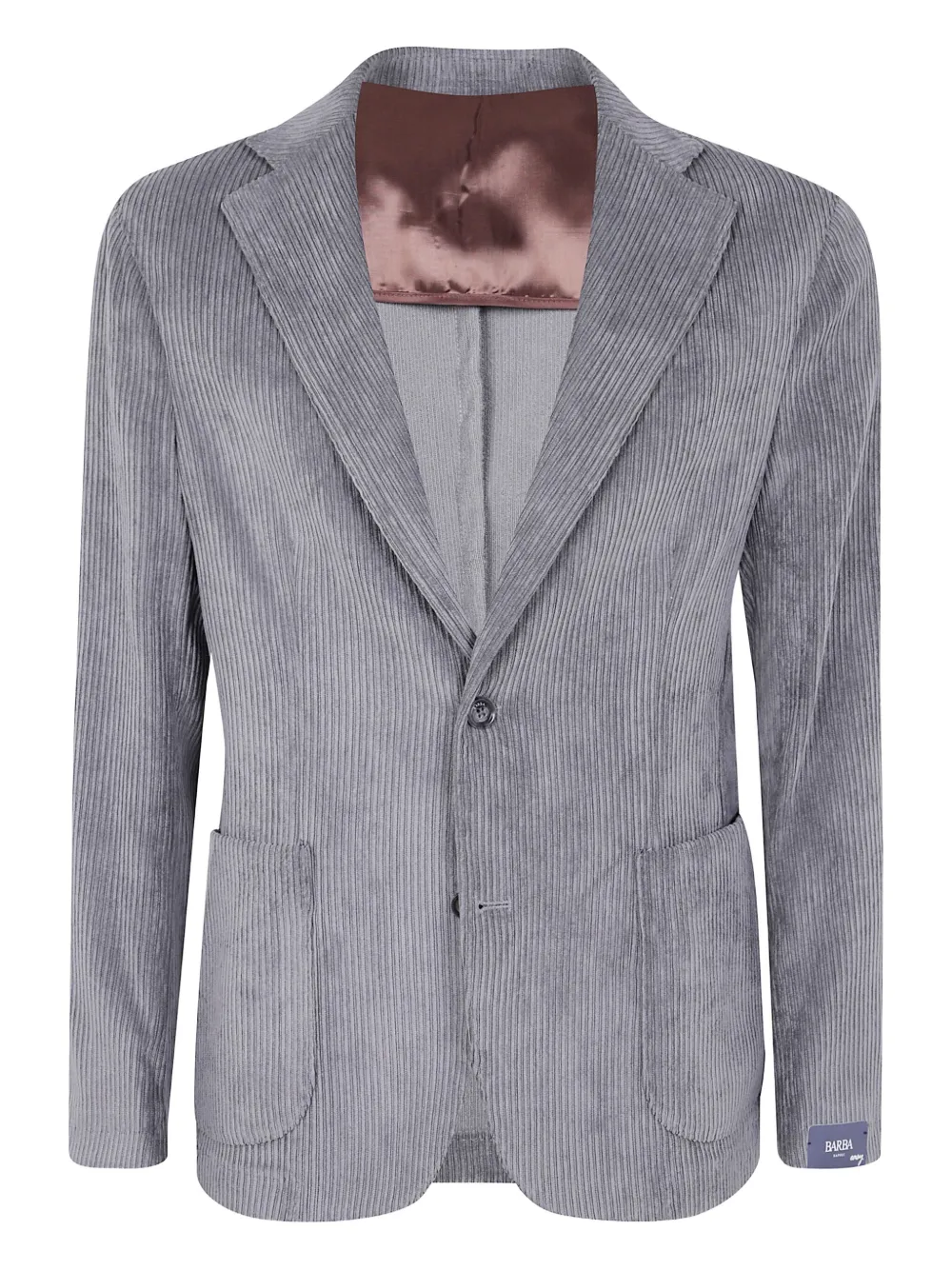 Вельветовый блейзер с двумя пуговицами Barba, серый
Вельветовый блейзер с двумя пуговицами Barba, серый