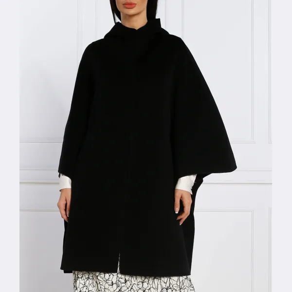 Шерстяное пончо свободного кроя Liviana Conti, черный
Шерстяное пончо свободного кроя Liviana Conti, черный