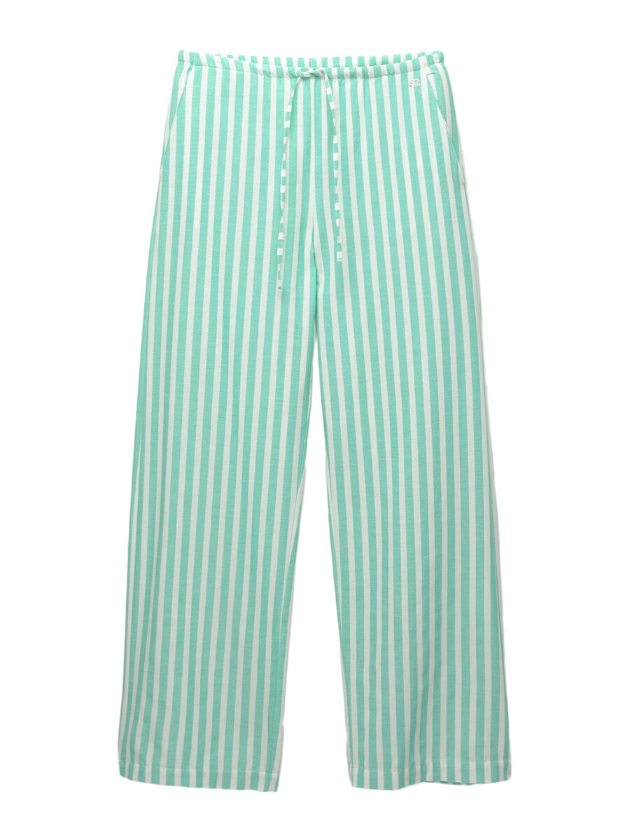 Брюки свободного кроя Pull&Bear, зеленый
Брюки свободного кроя Pull&Bear, зеленый