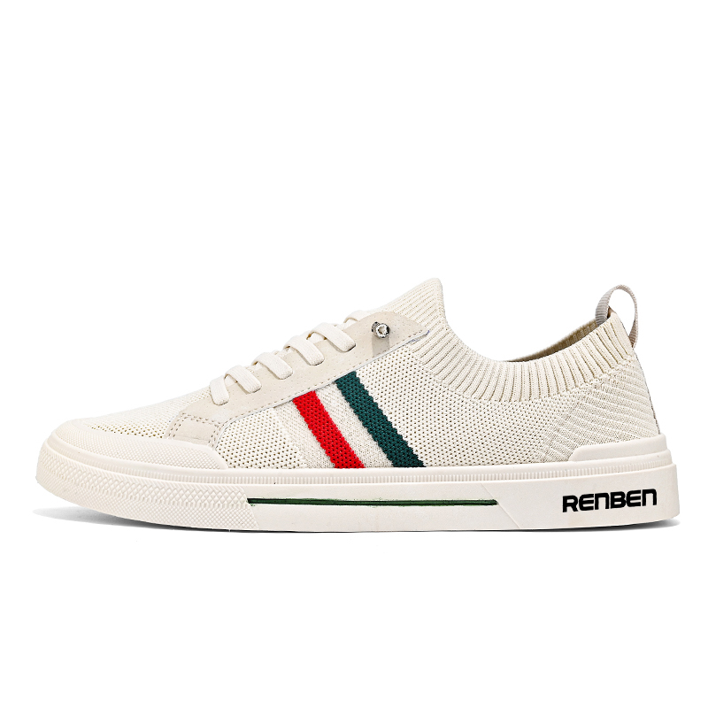 RENBEN Дышащие и легкие низкие парусиновые туфли для мужчин 
RENBEN Дышащие и легкие низкие парусиновые туфли для мужчин