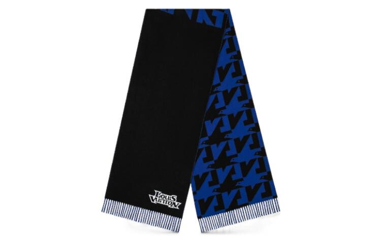 Шарф вязаный Louis Vuitton мужской, синий / черный
Шарф вязаный Louis Vuitton мужской, синий / черный