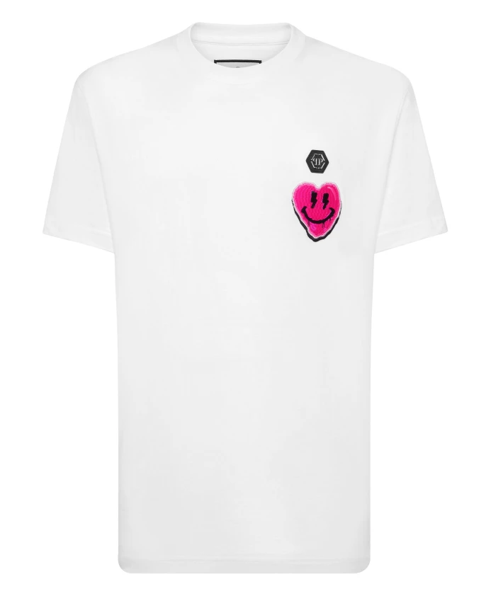 Футболка с круглым вырезом, улыбка Philipp Plein, белый
Футболка с круглым вырезом, улыбка Philipp Plein, белый