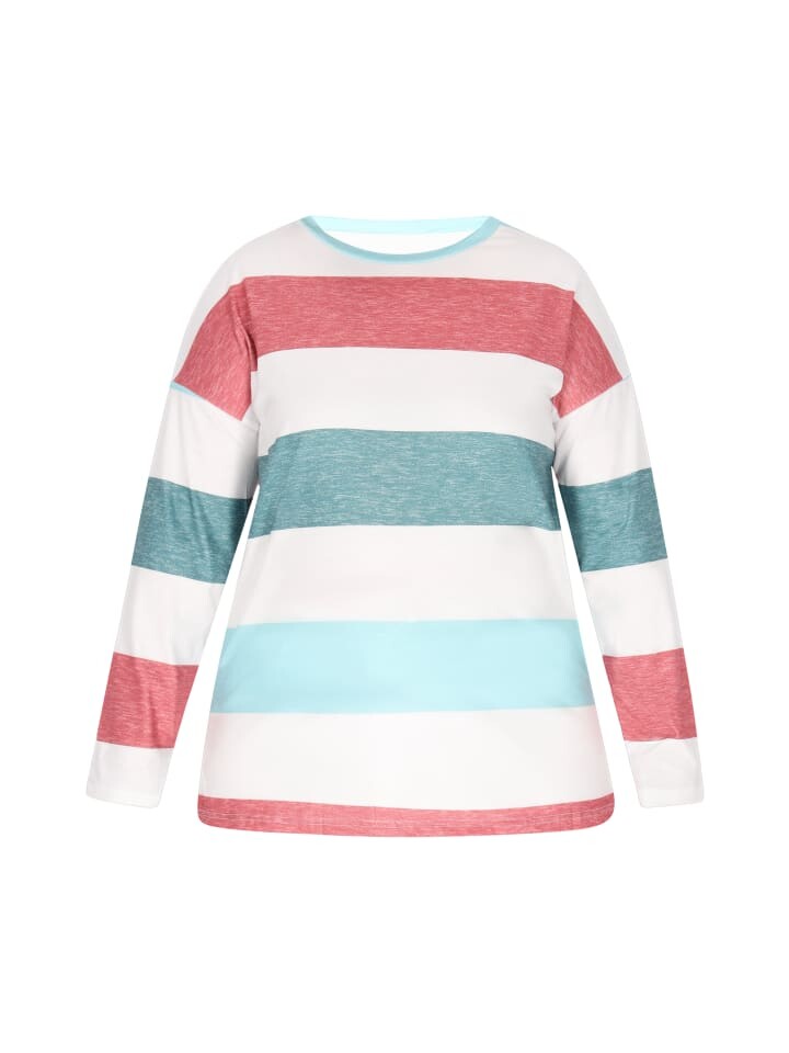 Блуза usha BLUE LABEL Plus Size Jersey Shirt, зеленый 
Блуза usha BLUE LABEL Plus Size Jersey Shirt, зеленый