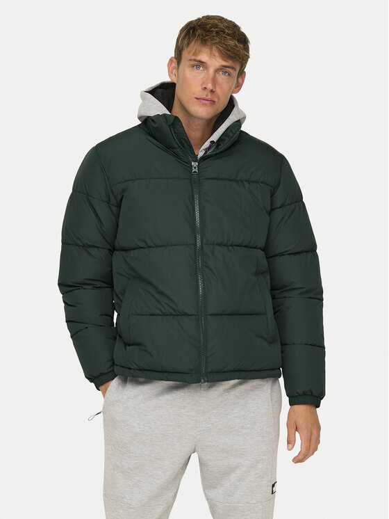 Пуховик стандартного кроя Only & Sons, зеленый
Пуховик стандартного кроя Only & Sons, зеленый