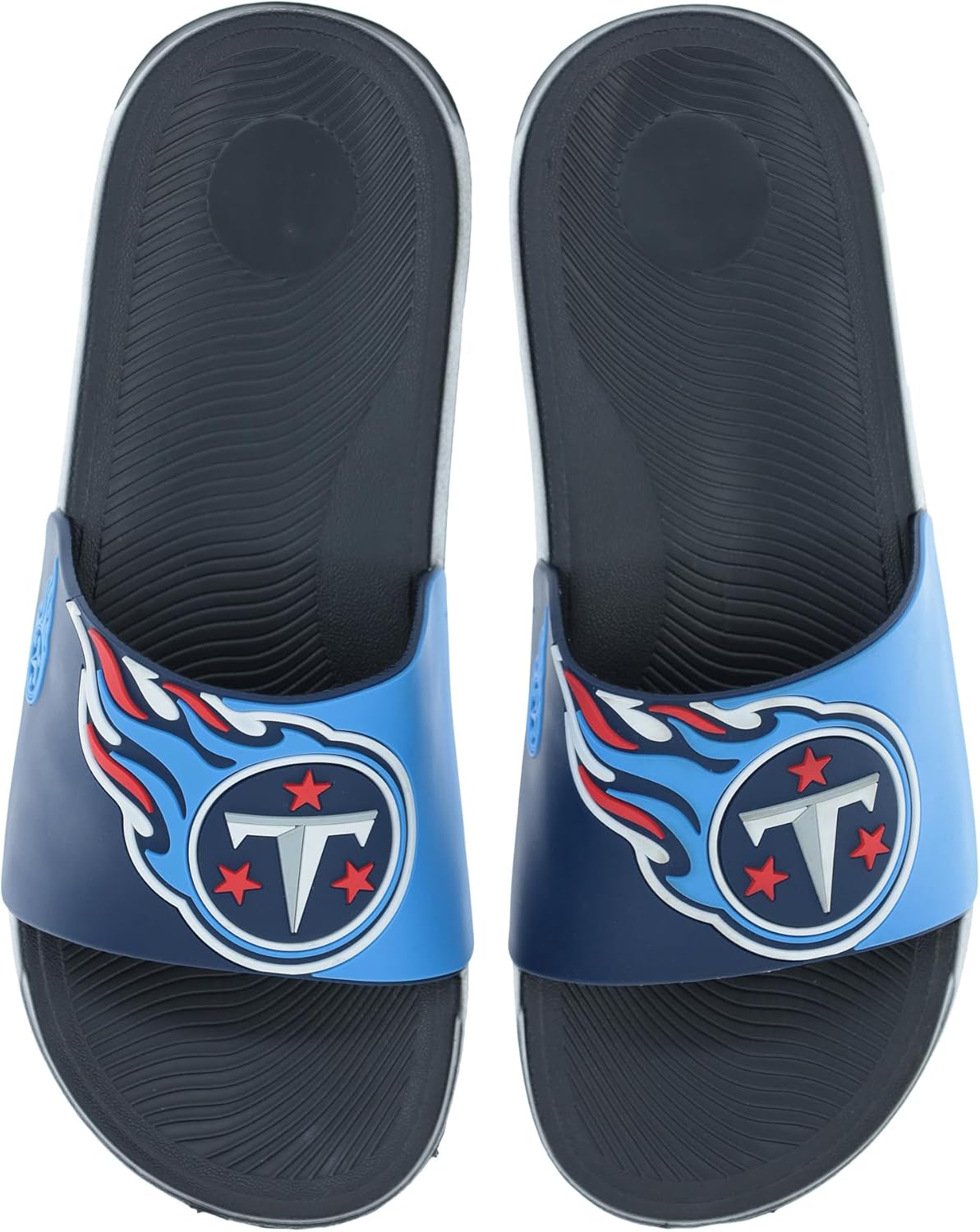 Мужские сланцы FOCO с крупным логотипом NFL, Tennessee Titans
Мужские сланцы FOCO с крупным логотипом NFL, Tennessee Titans