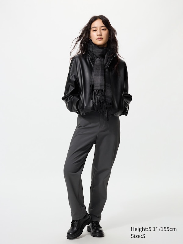 Теплые эластичные брюки (укороченные) Uniqlo, 08 dark grey
Теплые эластичные брюки (укороченные) Uniqlo, 08 dark grey