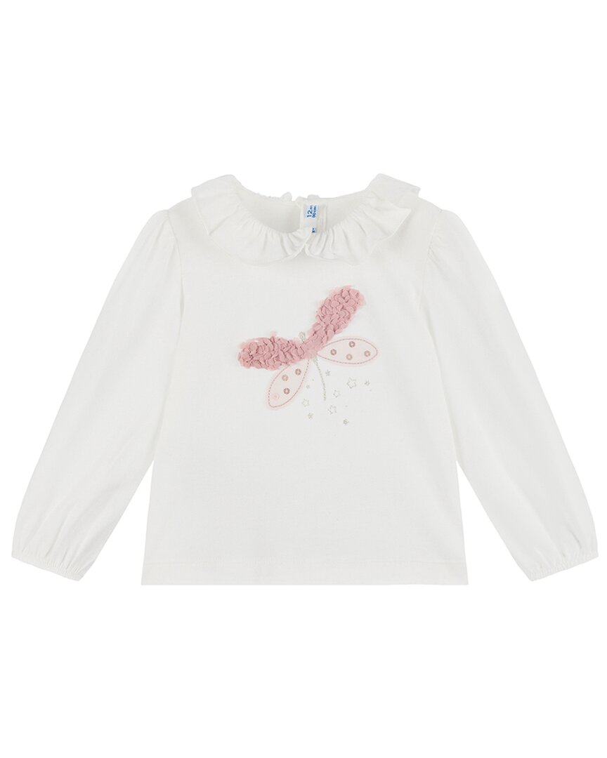 Майорал Воротник Футболка с принтом стрекозы Mayoral, слоновая кость
Майорал Воротник Футболка с принтом стрекозы Mayoral, слоновая кость