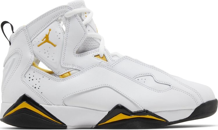Кроссовки Jordan True Flight 'White Yellow Ochre', белый 
Кроссовки Jordan True Flight 'White Yellow Ochre', белый