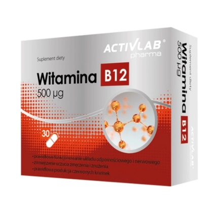 Капсулы витамина B12 Vitality для поддержки иммунитета - 50 мкг - 100 шт Activlab Pharma
Капсулы витамина B12 Vitality для поддержки иммунитета - 50 мкг - 100 шт Activlab Pharma