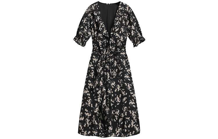 MOPB Женское платье с шортами и рукавами, Черный
MOPB Женское платье с шортами и рукавами, Черный