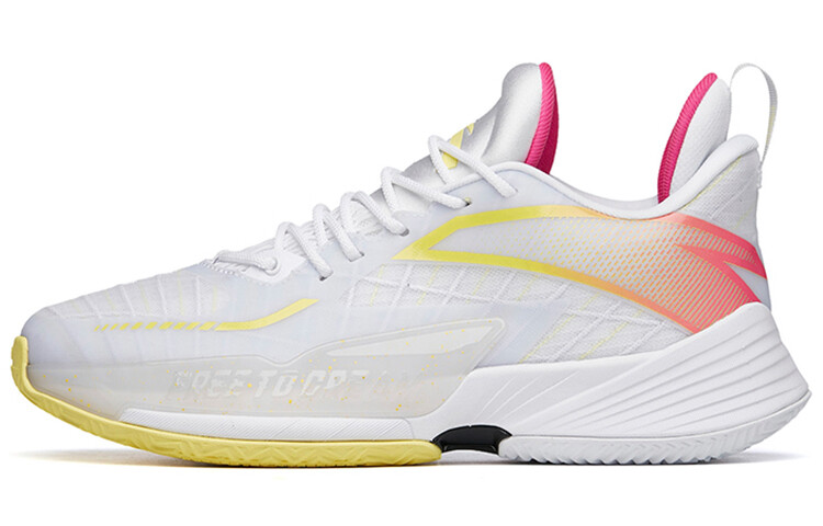 Баскетбольные кроссовки Light Horseman 3 мужские с низким верхом белого/солнечно-желтого/гнилого красного цвета Anta
Баскетбольные кроссовки Light Horseman 3 мужские с низким верхом белого/солнечно-желтого/гнилого красного цвета Anta