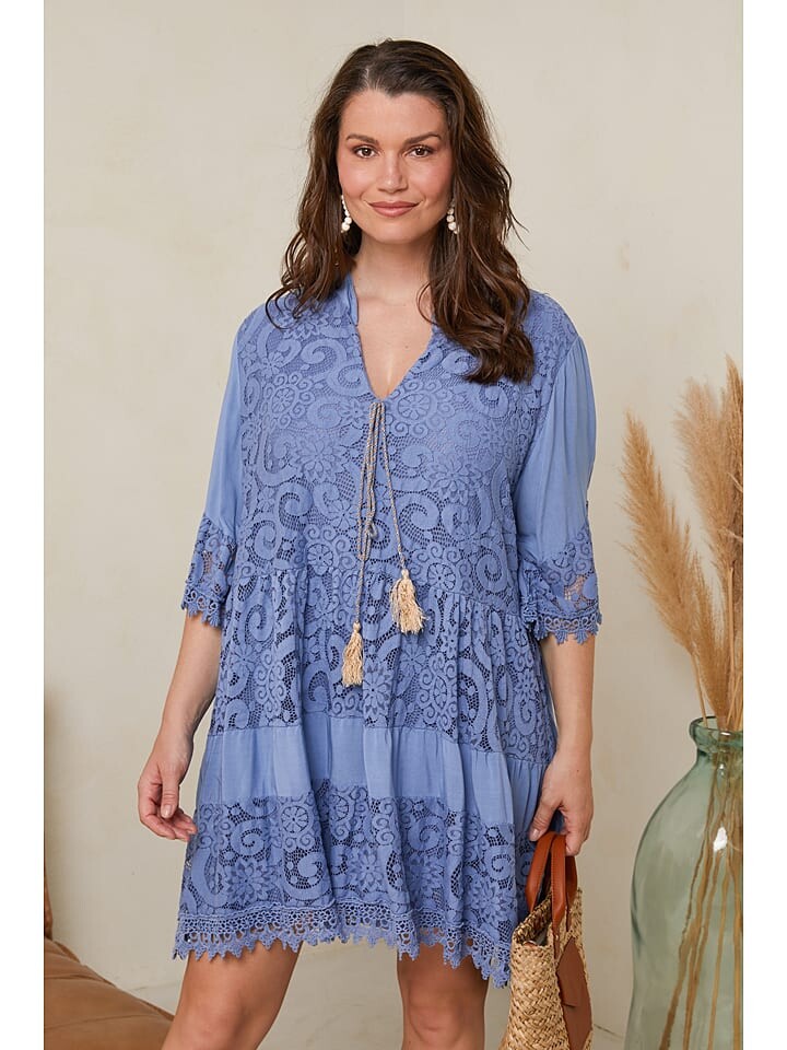 Короткое платье Curvy Lady, голубой
Короткое платье Curvy Lady, голубой