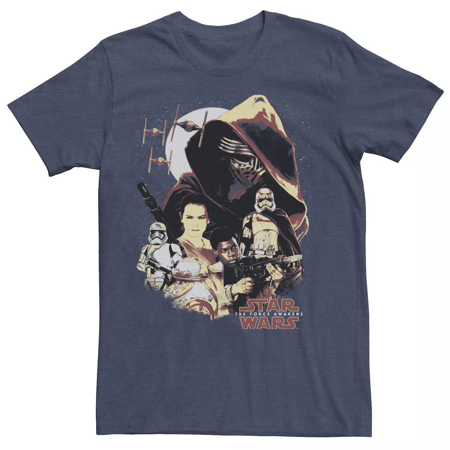 Мужская футболка насыщенного цвета для групповых снимков The Force Awakens Star Wars
Мужская футболка насыщенного цвета для групповых снимков The Force Awakens Star Wars