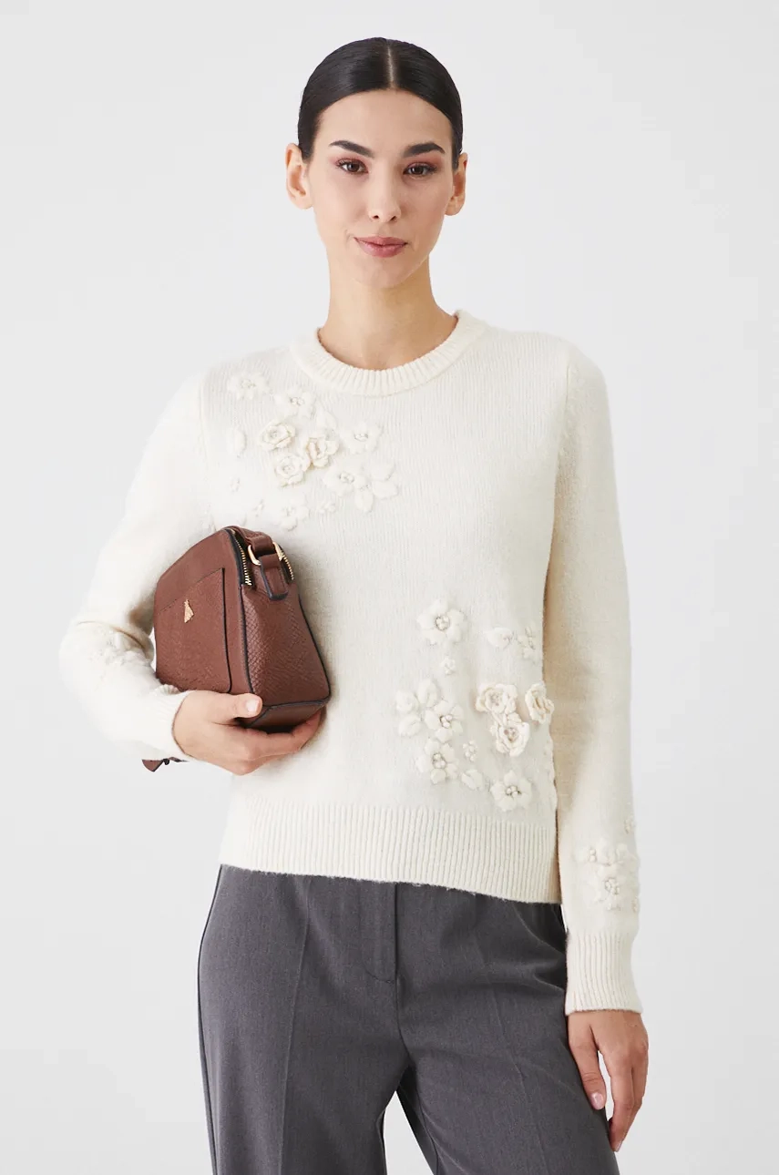 Свитер из смесовой шерсти Medicine, бежевый
Свитер из смесовой шерсти Medicine, бежевый