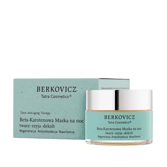 Регенерирующая ночная маска с бета-каротином, 50 мл Berkovicz, inna
Регенерирующая ночная маска с бета-каротином, 50 мл Berkovicz, inna