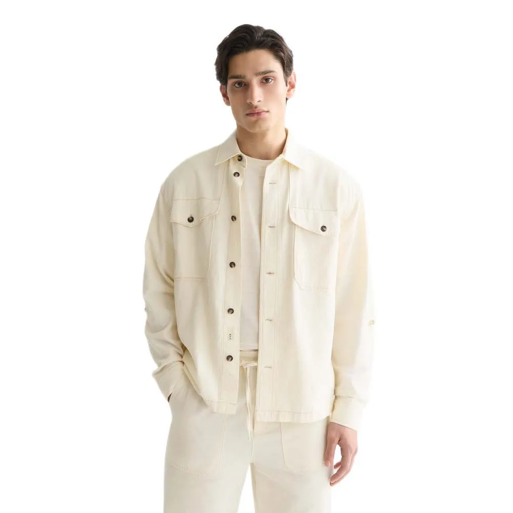 Куртка-рубашка из льна Scotch & Soda 182133, бежевый
Куртка-рубашка из льна Scotch & Soda 182133, бежевый