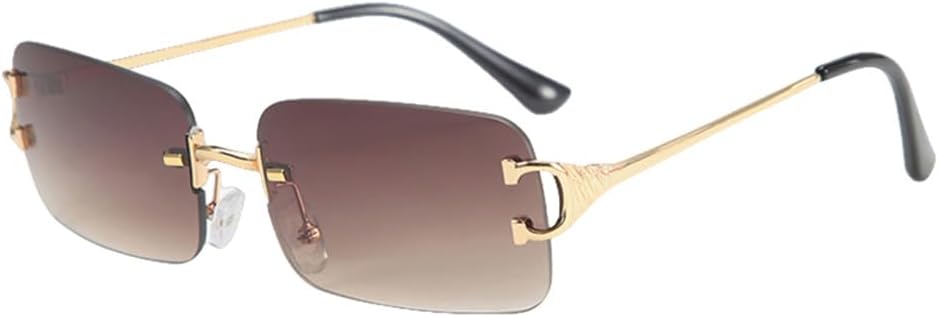 Синие прямоугольные солнцезащитные очки без оправы для мужчин, металлические солнцезащитные очки для женщин, линзы с градиентом, без оправы, защита от УФ-излучения UV400 VFDHN, Gold With Brown
Синие прямоугольные солнцезащитные очки без оправы для мужчин, металлические солнцезащитные очки для женщин, линзы с градиентом, без оправы, защита от УФ-излучения UV400 VFDHN, Gold With Brown