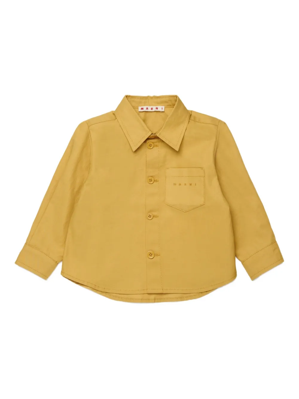 Рубашка с карманом Marni Kids, желтый
Рубашка с карманом Marni Kids, желтый