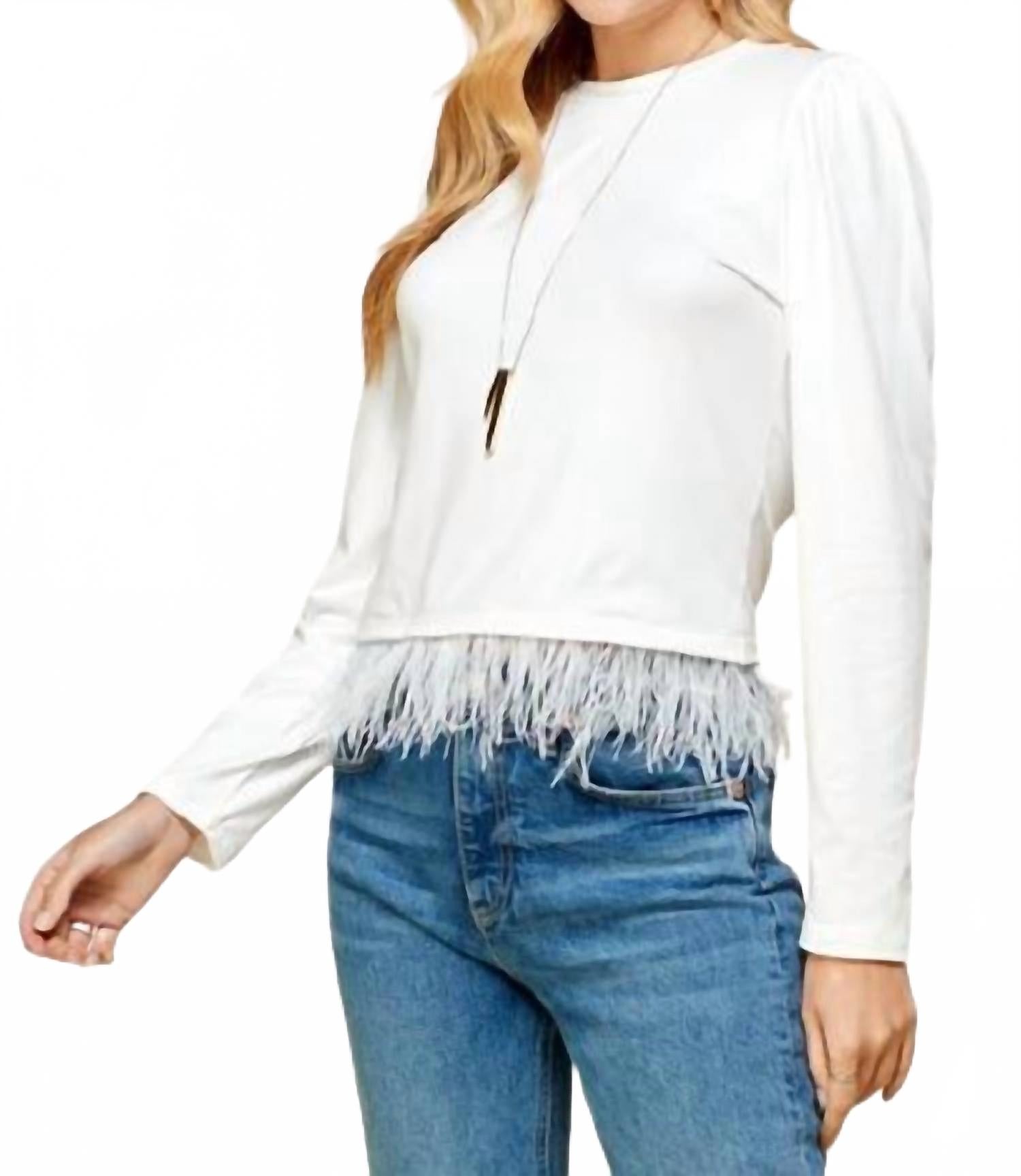 Детализированный топ с завышенной талией цвета айвори Les amis, слоновая кость
Детализированный топ с завышенной талией цвета айвори Les amis, слоновая кость