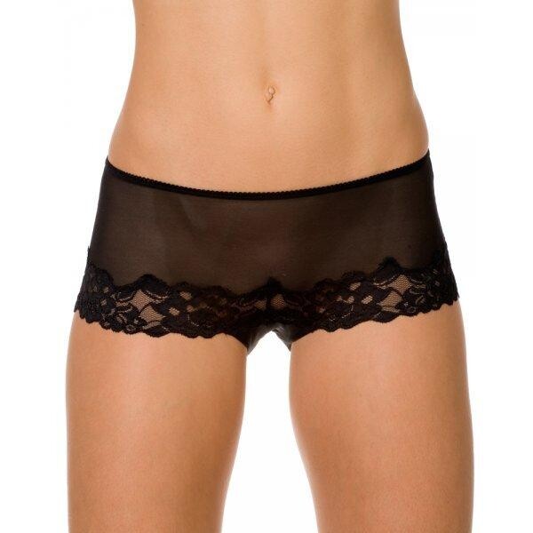 Комплект из трех кружевных боксеров из прозрачной сетки Camille, черный
Комплект из трех кружевных боксеров из прозрачной сетки Camille, черный