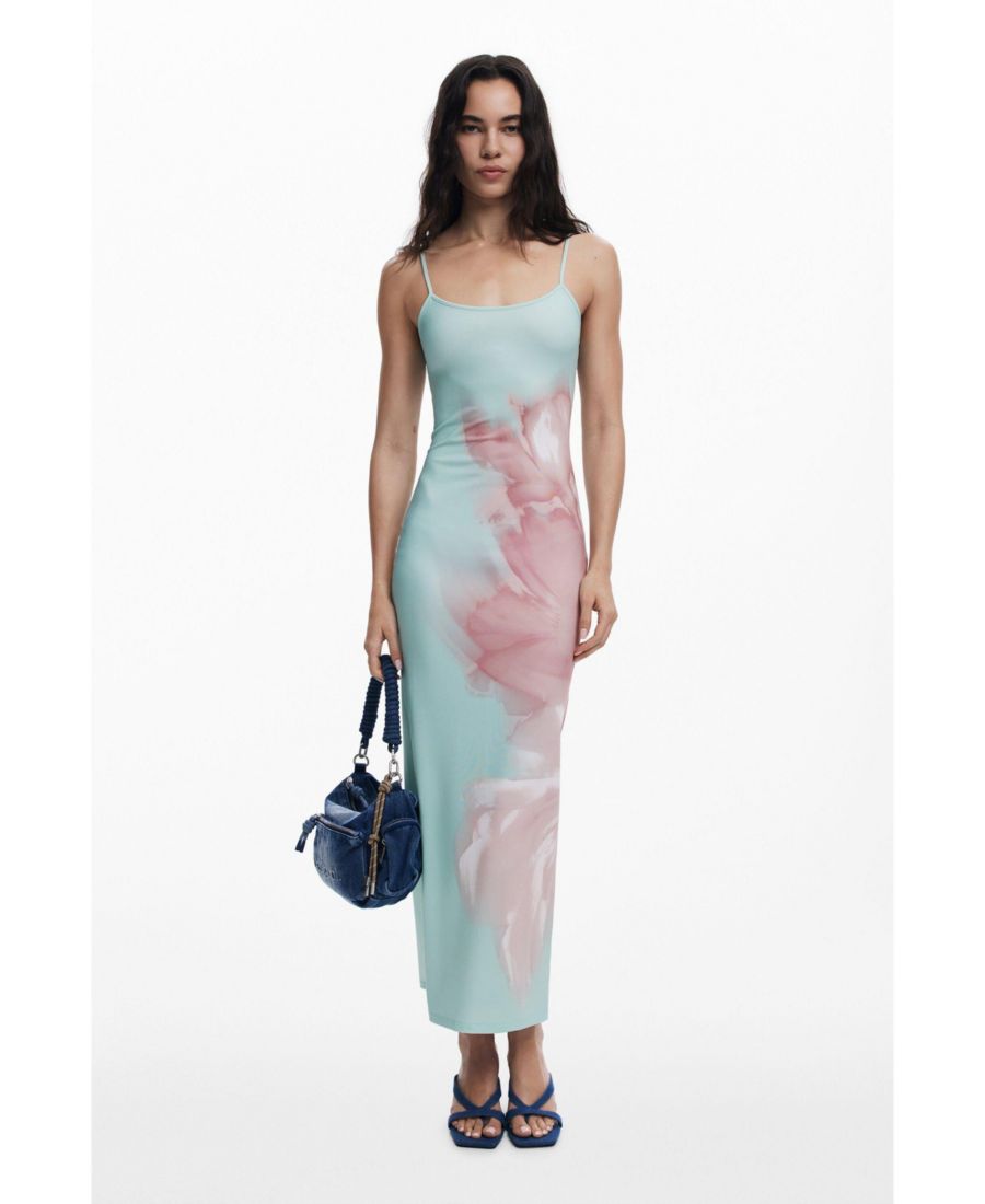 Женское миди-платье с цветочным принтом Desigual, Turquoise
Женское миди-платье с цветочным принтом Desigual, Turquoise