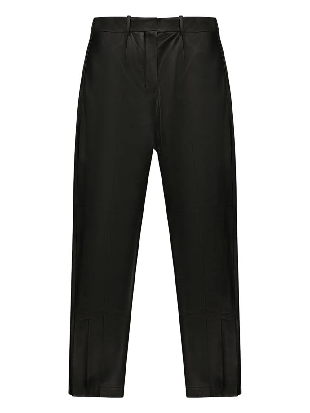 Кожаные брюки прямого кроя Bally, черный
Кожаные брюки прямого кроя Bally, черный