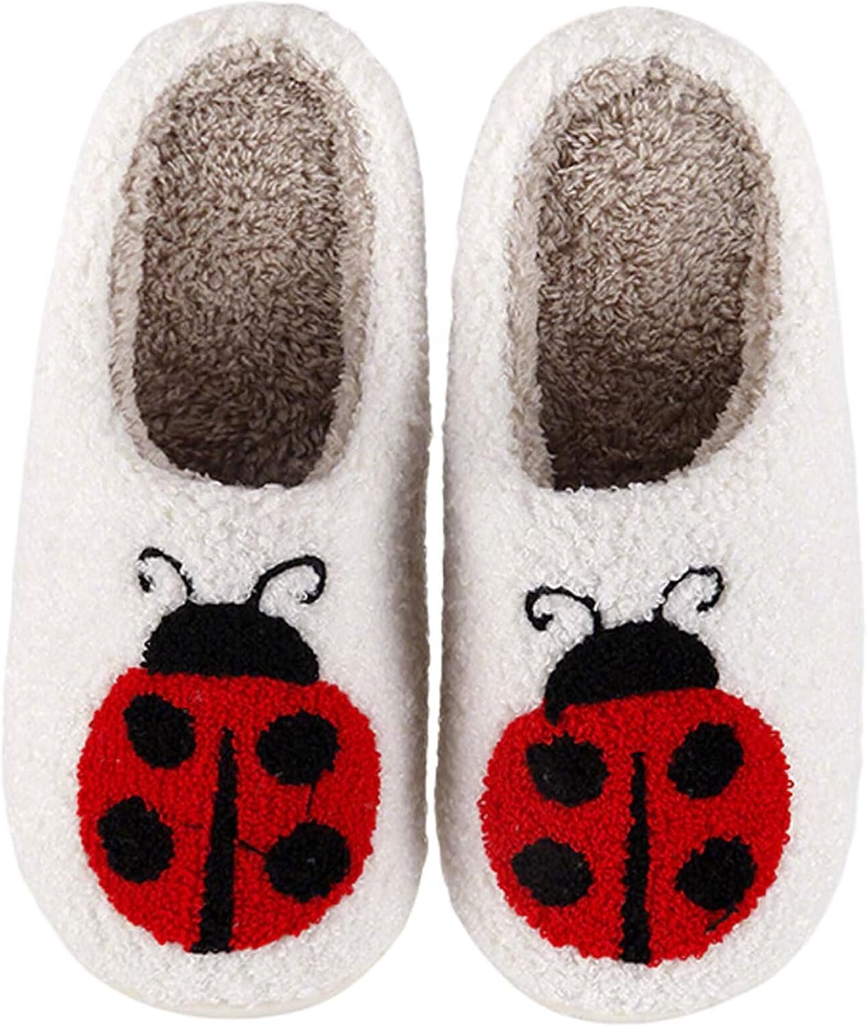 Женские и мужские клубничные тапочки Милые фруктовые домашние тапочки Зимние пушистые с эффектом памяти Теплые мягкие домашние тапочки Gjike, D-ladybug
Женские и мужские клубничные тапочки Милые фруктовые домашние тапочки Зимние пушистые с эффектом памяти Теплые мягкие домашние тапочки Gjike, D-ladybug