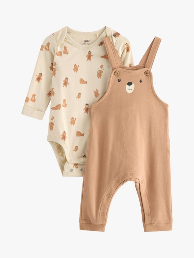 Детский комплект комбинезона из хлопковой смеси Lindex, Beige
Детский комплект комбинезона из хлопковой смеси Lindex, Beige