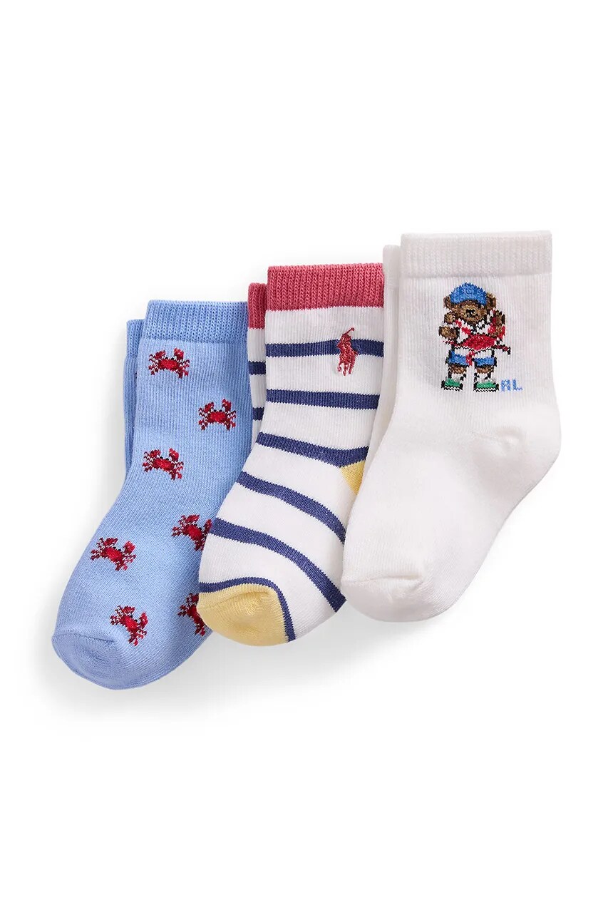 Детские носки 3 пары в упаковке Polo Ralph Lauren, синий
Детские носки 3 пары в упаковке Polo Ralph Lauren, синий
