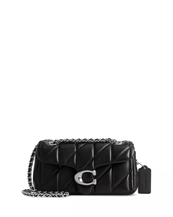 Стеганая сумка через плечо из ткани «табби» (20) с цепочкой. Coach, черный
Стеганая сумка через плечо из ткани «табби» (20) с цепочкой. Coach, черный
