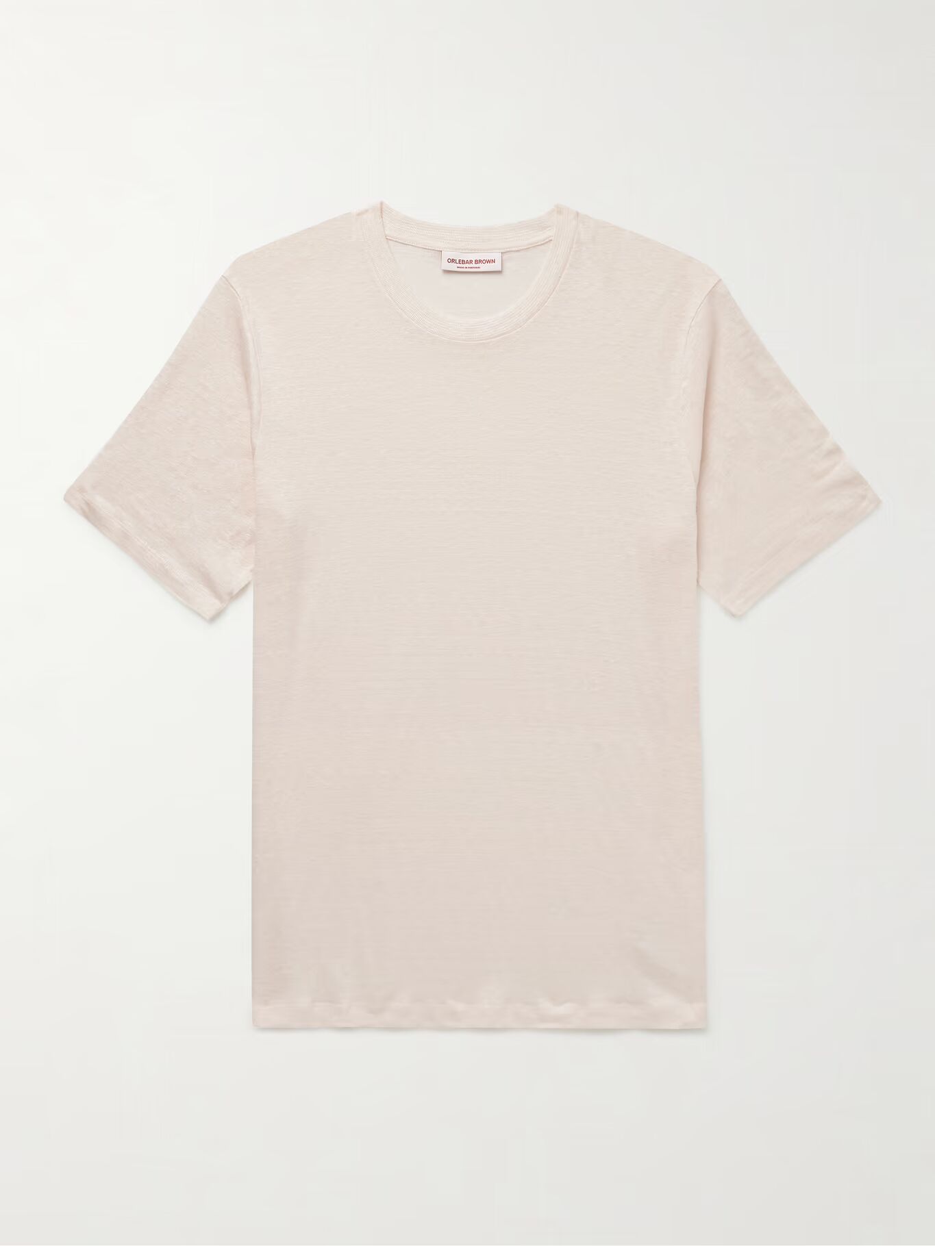 Футболка OB Standard из льняной смеси с трикотажем ORLEBAR BROWN, бежевый
Футболка OB Standard из льняной смеси с трикотажем ORLEBAR BROWN, бежевый