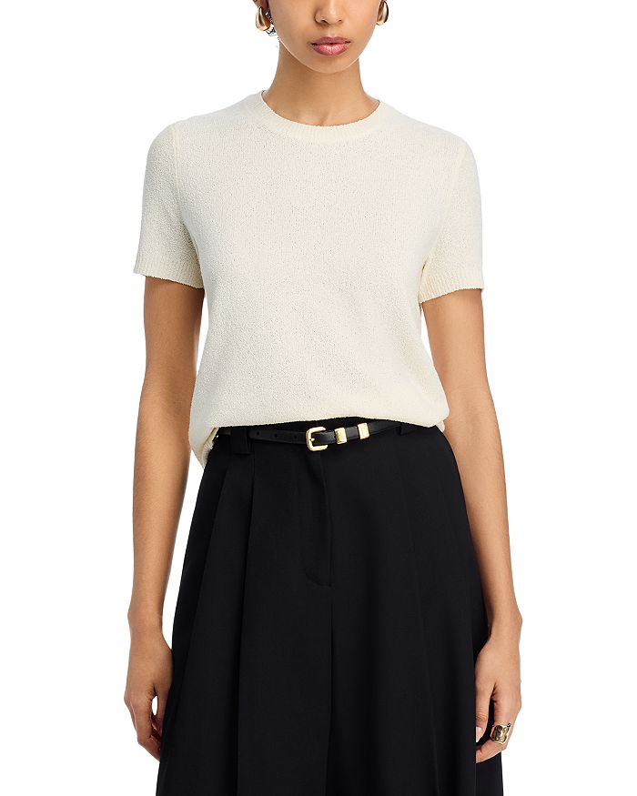 Буклированная футболка Theory, слоновая кость/кремовый
Буклированная футболка Theory, слоновая кость/кремовый