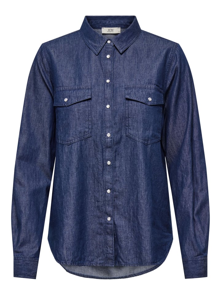 Рубашка JDY, Средне-синий деним
Рубашка JDY, Средне-синий деним