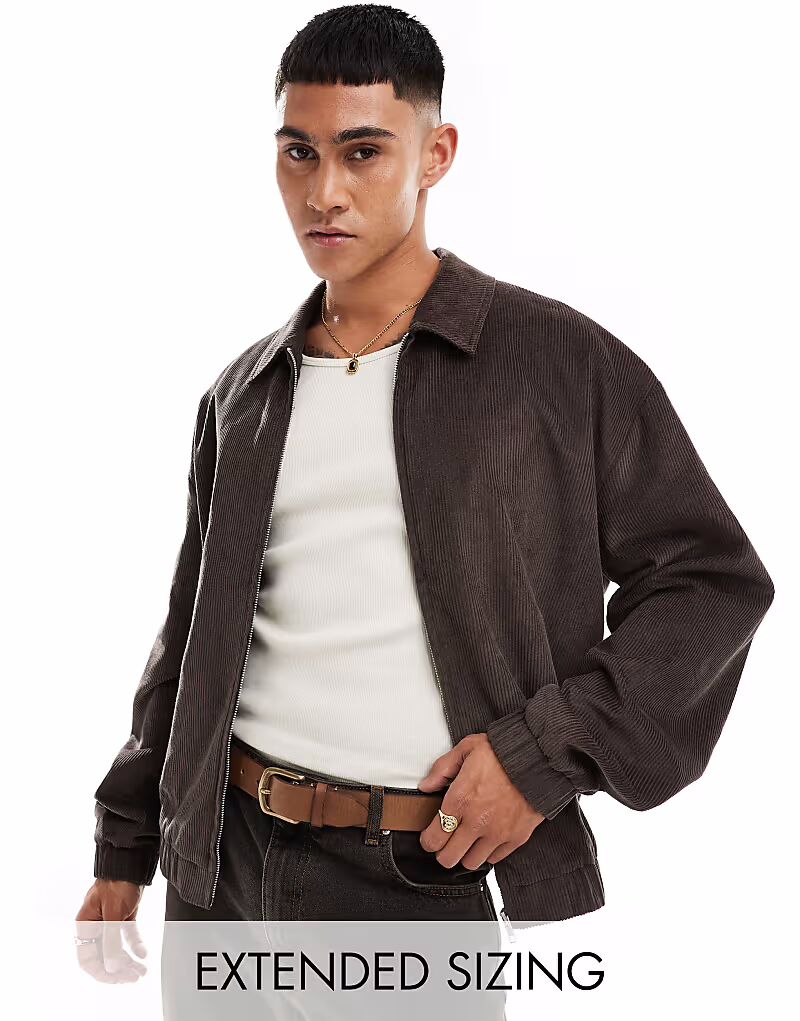 Коричневая вельветовая куртка Харрингтон ASOS DESIGN свободного кроя, Коричневый, Коричневая вельветовая куртка Харрингтон ASOS DESIGN свободного кроя
Коричневая вельветовая куртка Харрингтон ASOS DESIGN свободного кроя, Коричневый, Коричневая вельветовая куртка Харрингтон ASOS DESIGN свободного кроя