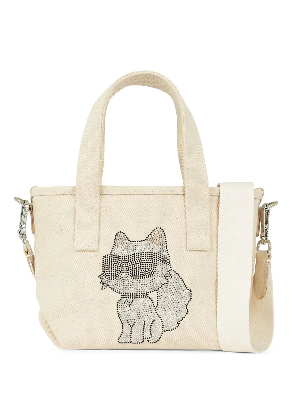 Сумка-тоут с декором в виде кота KARL LAGERFELD, нейтральный
Сумка-тоут с декором в виде кота KARL LAGERFELD, нейтральный