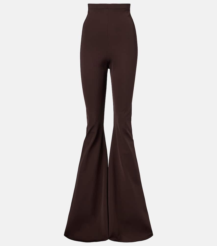 Грязезащитные брюки с высокой талией расклешенные Rick Owens, Raisin
Грязезащитные брюки с высокой талией расклешенные Rick Owens, Raisin